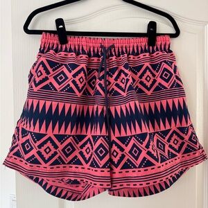 Chubbies Pink and Blue Swim Trunks size XL